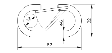 カラーリンク 寸法図