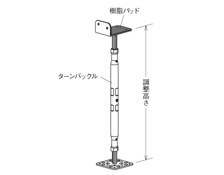 鋼製床束 図