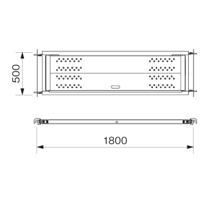 アルミ製ハッチ式布板 RTH